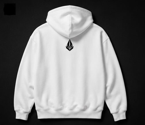 Urban Graffiti Hoodie   -  White
