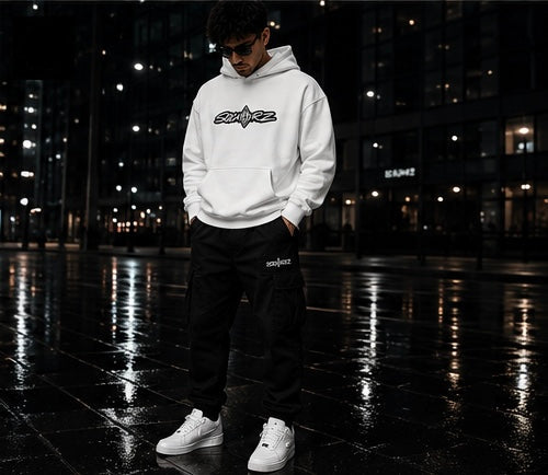 Signature Hood Hoodie - White