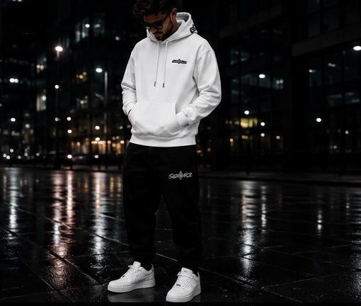 Signature Backmark Hoodie - White