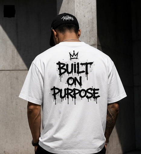 Urban Script Tee - White