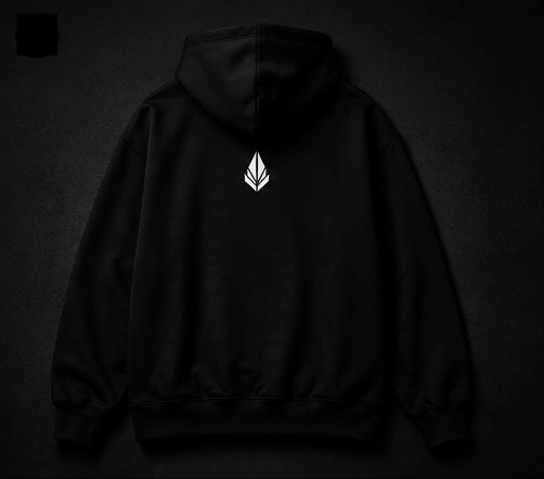 Urban Graffiti Hoodie   - Black
