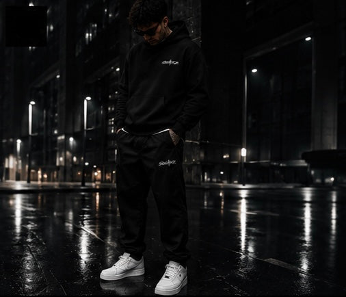 Signature Backmark Hoodie - Black