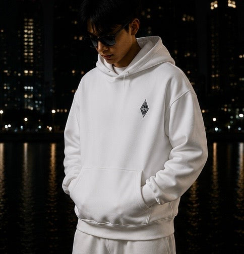 Gesture Hoodie - White