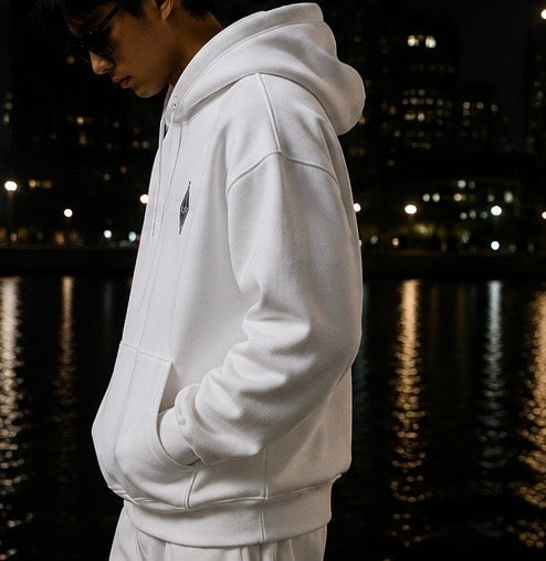 Gesture Hoodie - White