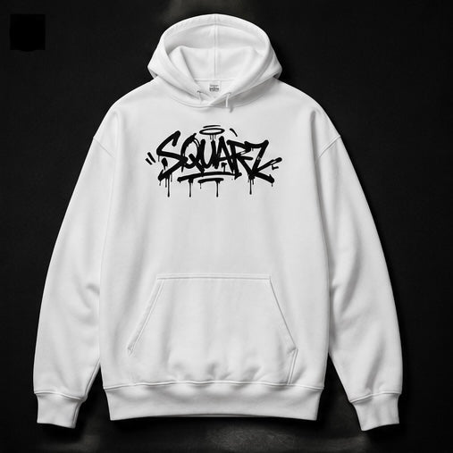 Urban Graffiti Hoodie   -  White
