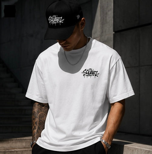 Urban Script Tee - White