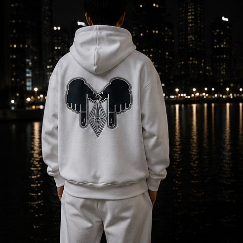 Gesture Hoodie - White