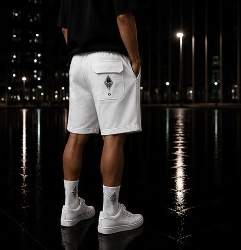 Gesture Shorts - White