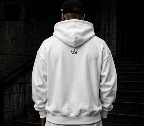 Crown Hoodie - White