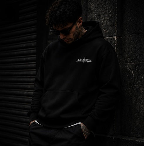 Signature Backmark Hoodie - Black
