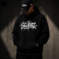 Urban Graffiti Hoodie   - Black