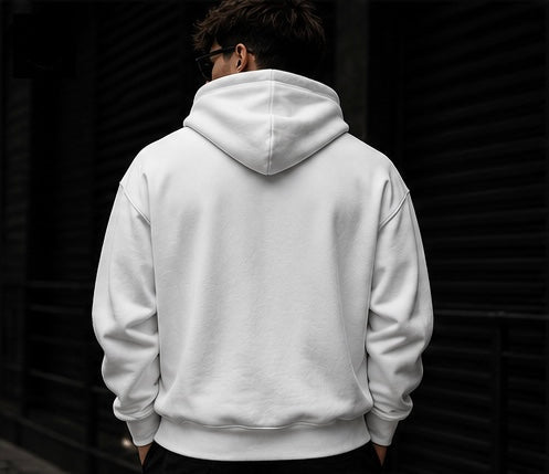 Signature Hood Hoodie - White
