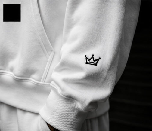 Crown Hoodie - White