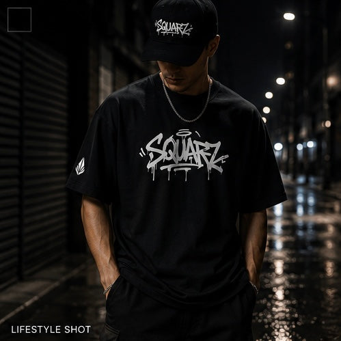 Urban Graffiti Tee - Black