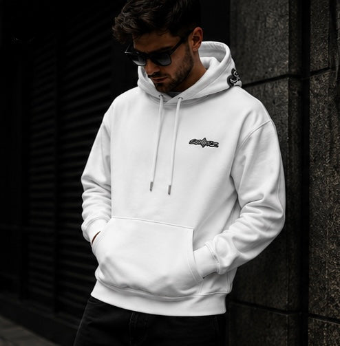 Signature Backmark Hoodie - White