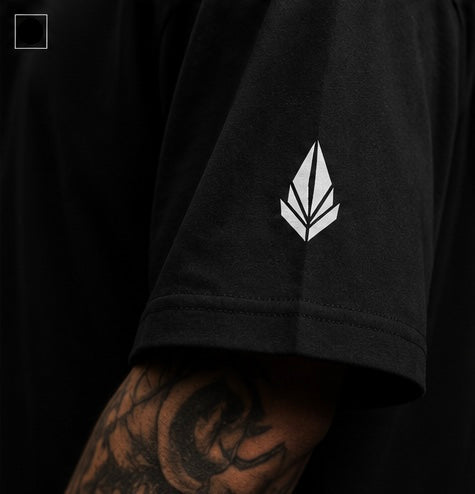 Urban Script Tee - Black