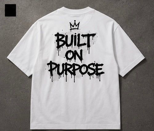 Urban Script Tee - White